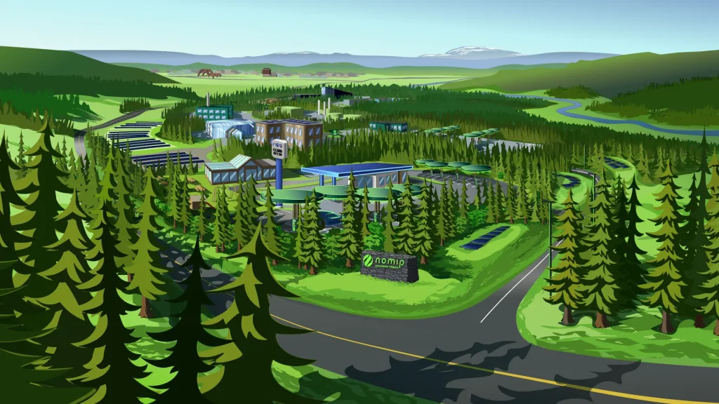 Nord-Østerdal Miljøpark — Visuell profil og konsepttegninger for Nord-Østerdal Miljøpark, bilde 1