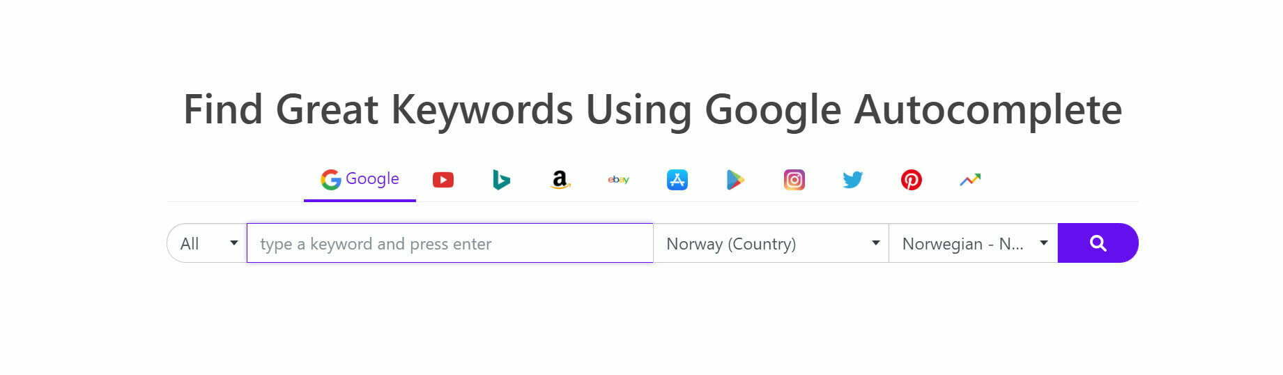 5 nettsider som gir deg søkeordene du trenger — helt gratis — illustrasjon