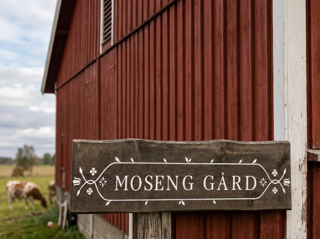 Moseng Gård — Grafisk profil, bilde 1