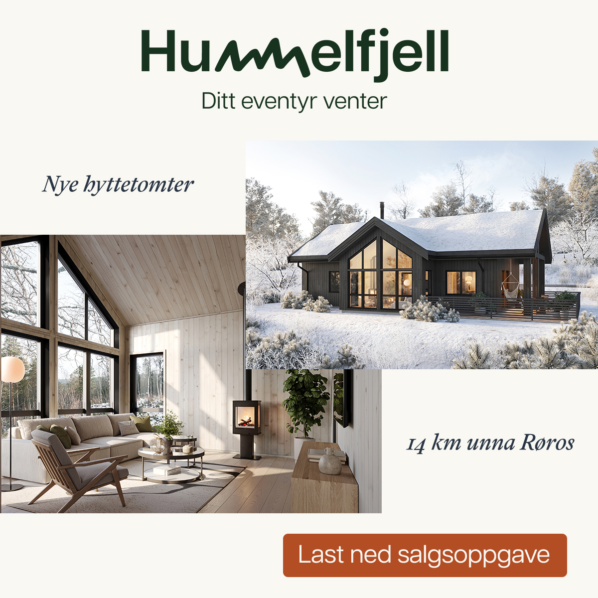 Annonse interiør og eksteriør